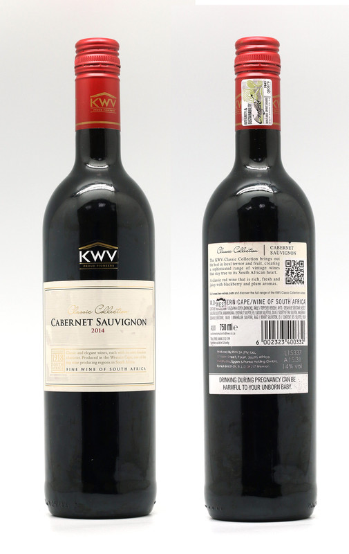 KWV CLASSIC CABERNET SAUVIGNON 6 X 75CL