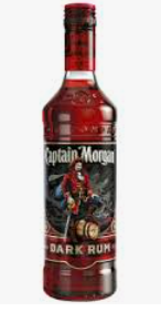 CAPTAIN MORGAN BLACK LABEL RUM 12X75CL