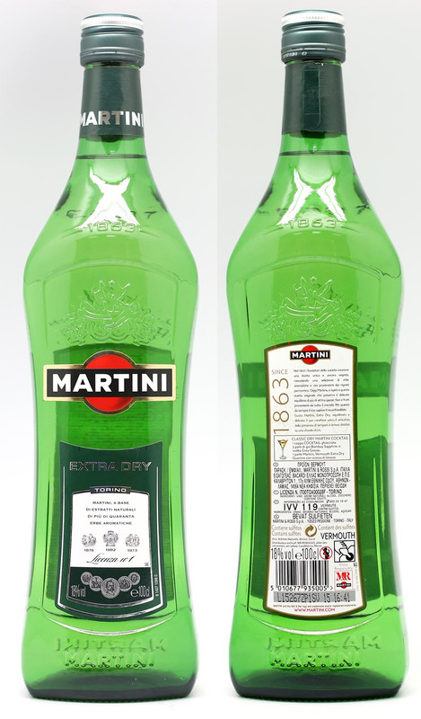 MARTINI EXTRA DRY 6X100CL