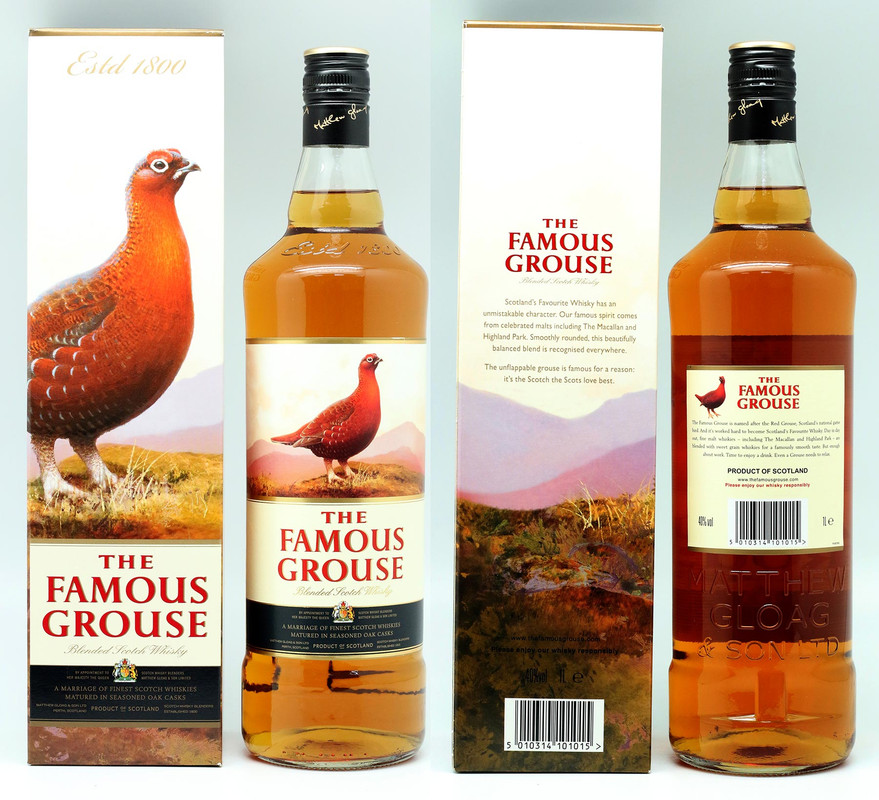 FAMOUS GROUSE WHISKY 12X100CL