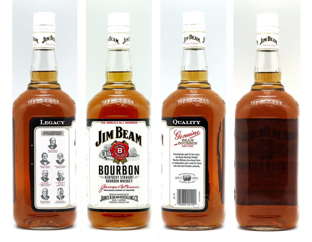 JIM BEAM WHITE BOURBON 12 X 100CL