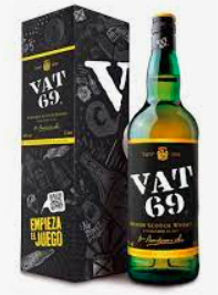 VAT 69 WHISKY 12 X 100CL